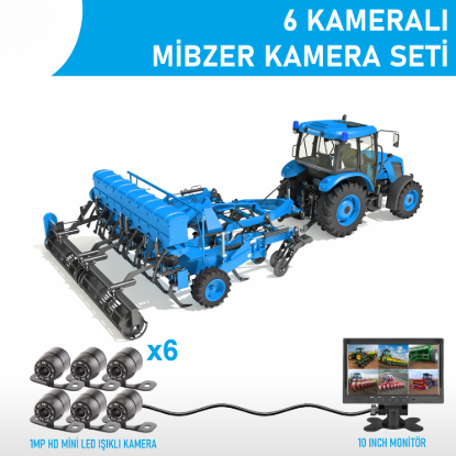 Nicecam NC-TMS716 1 MP 6 Kameralı Mibzer Tohum Ekme Makinesi Kamera Seti resmi