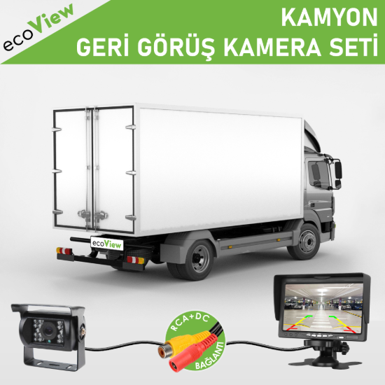 Nicecam NC-KS900 7″ Monitörlü Geri Görüş Kamyon/Tır Kamera Seti resmi