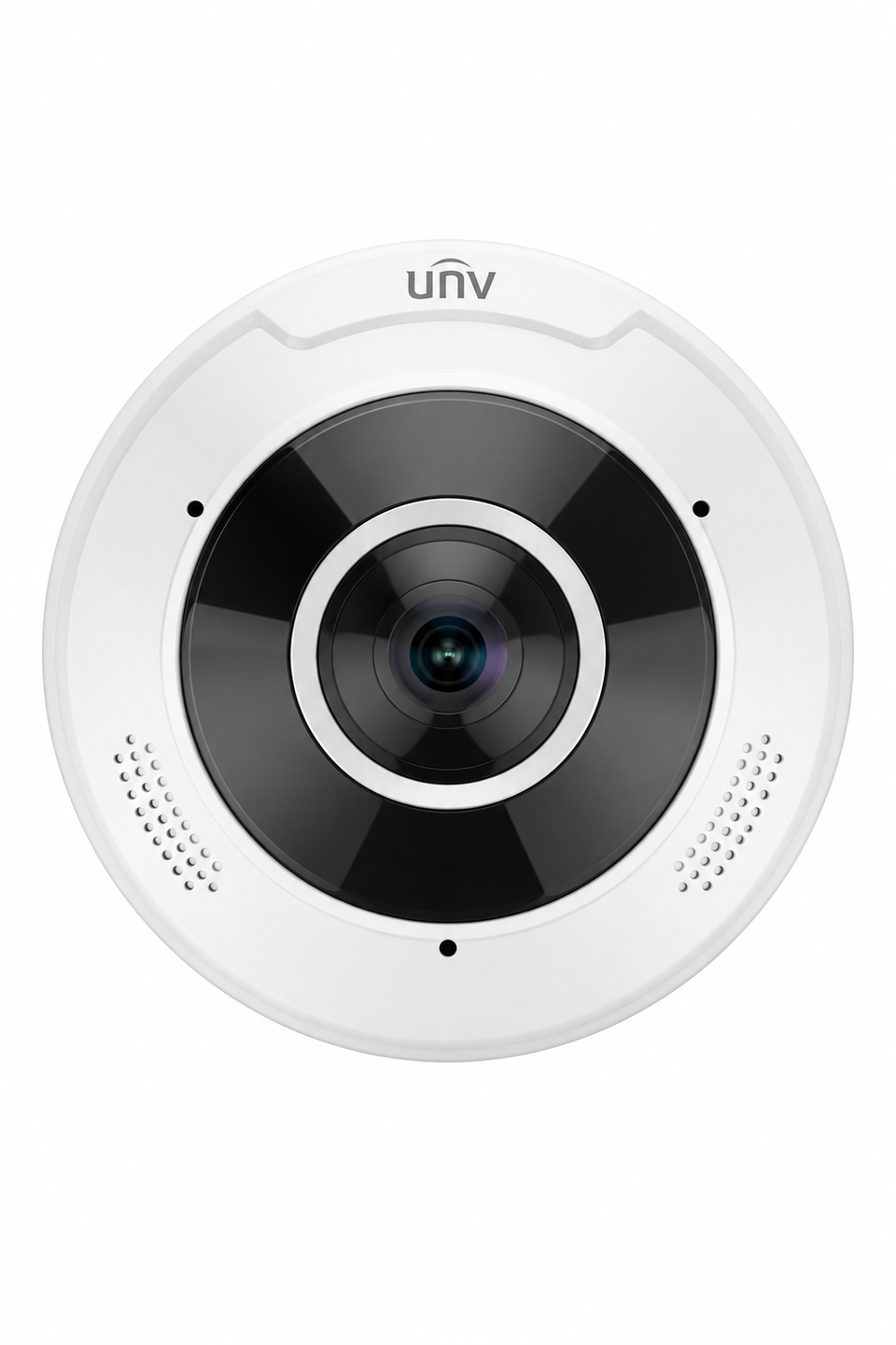 UNV IPC868ER-VF18-B 12 MP Balıkgözü IP Kamera, Sesli, Hoparlörlü