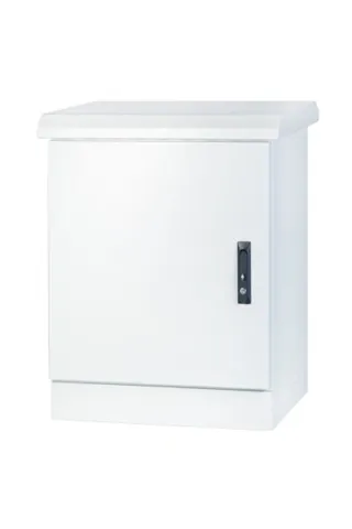 OUT-12U600Z FormRack 12U 600x600 IP66 Outdoor Zemin Tipi / Tek Cidarlı 100mm Bazalı