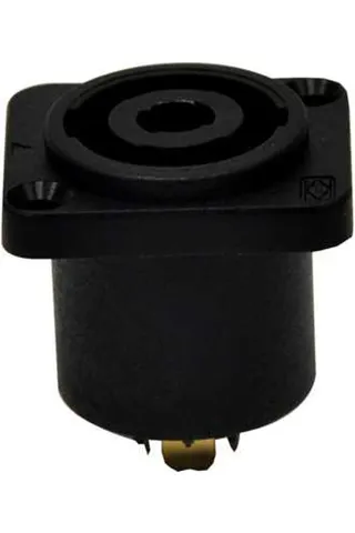 Contech SP-004 Speakon 4 Pin Şase - Plastik - Kare