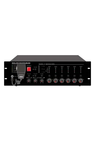 Decon DP-EVAC1000 6 Zone EVAC Controller, Built-in 500W Class-D Amplifier