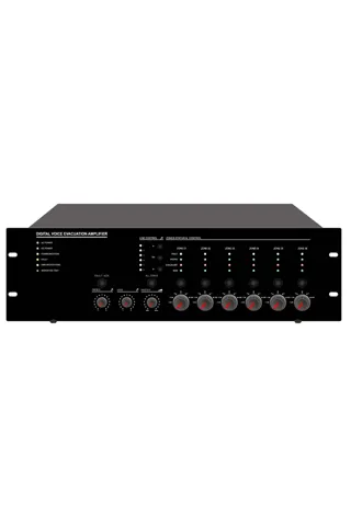 Decon DP-EVAC1000RT 6 Zone Router, Built-in 500W Class-D Amplifier