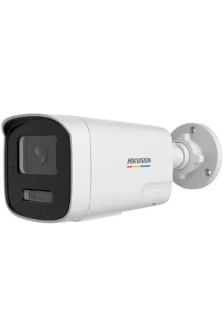 Hikvision DS-2CD1T47G2H-LIUF 4MP 4mm H.265+ Mikrofon SD Kart 50Mt. ColorVu, Smart Hybrid Light Bullet İP Kamera