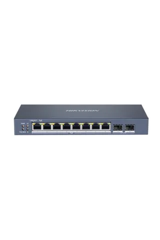 Hikvision DS-3E1510P-SI 8 Port Gigabit Akıllı POE Switch