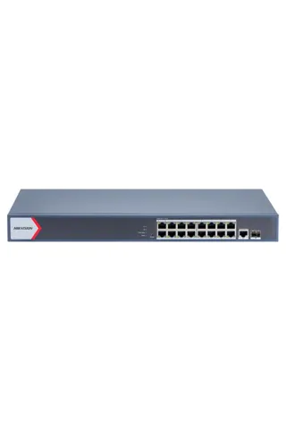 Hikvision DS-3E1518P-EI 16 Port Gigabit Akıllı POE Switch