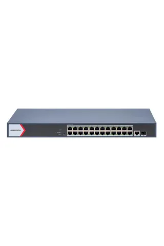 Hikvision DS-3E1526P-EI/M 24 Port Gigabit Akıllı POE Switch