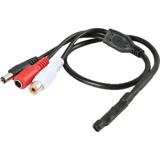 Nicecam NC-AU02 RCA ve DC Soketli Mini CCTV Mikrofon