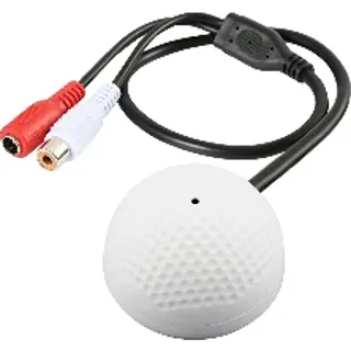 Nicecam NC-AU03 RCA ve DC Soketli Dome CCTV Mikrofon