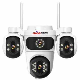 Nicecam NC-S323 6MP 3 Kameralı PTZ WiFi Kamera