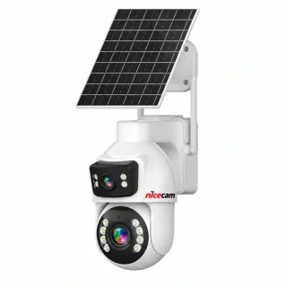 Nicecam NC-S430X 4MP 30X Zoom 2 Kameralı Solar AOV PTZ 4G Sim Kartlı Kamera