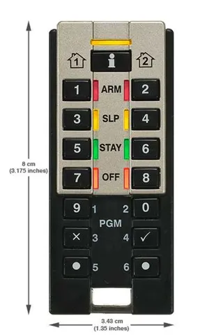 Paradox REM3 Taşınabilir 2 Yollu Uzaktan Kumanda ve Keypad