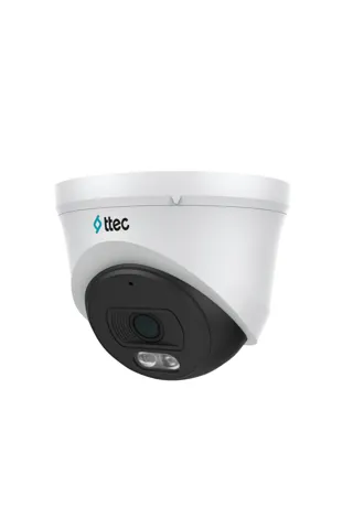 Ttec IPDP-2330M-M-Lite 2MP 2.8mm Lens H265+ 30Mt. IR Dome İP Kamera - Dahili Mikrofonlu