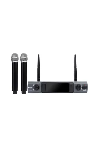 WM-202H Westa 2 Kanal UHF El Mikrofon Seti