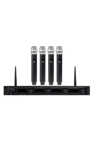 Westa WM-404H 4 Kanal UHF El Mikrofon Seti