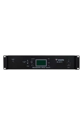 Westa WS-207R USB Girişli Akıllı Okul Saati Rack Tipi