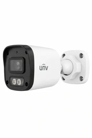 UNV IPC2122LB-AF28-DL-E 2 MP Çift Işıklı IP Bullet Kamera Sesli